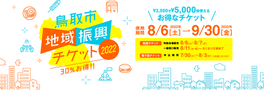 鳥取市地域振興クーポンについて。