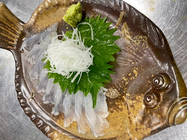 ヒラメのうす造り